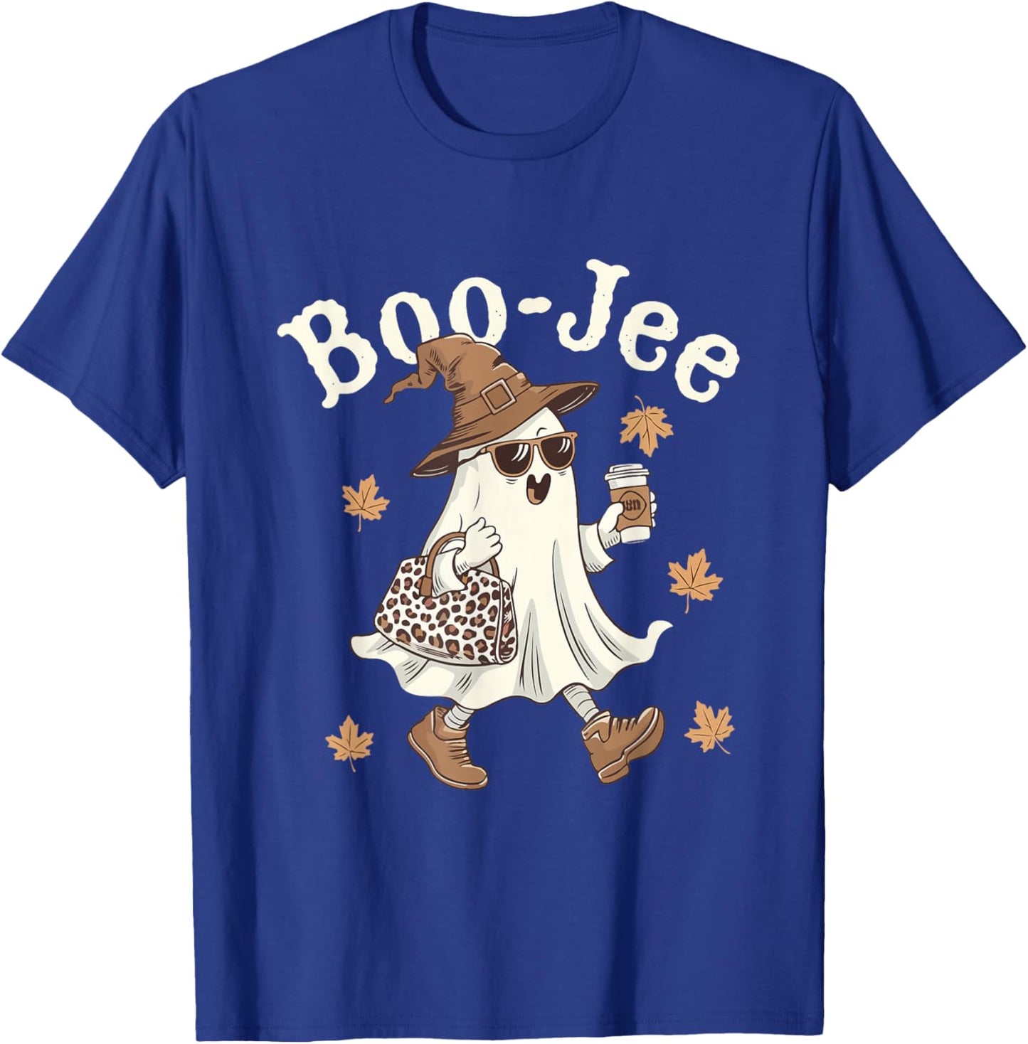 Cute Boo-Jee Tumbler Ghost Boujee Halloween Girl Women T-Shirt - T-Shirt | Royal