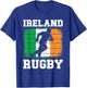Ireland Rugby Player Irish Flag Grunge Sports Design T-Shirt - T-Shirt | Royal