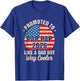 Promoted to Pap Pap Est 2026 Soon to Be New Grandad Us Flag T-Shirt - T-Shirt | Royal