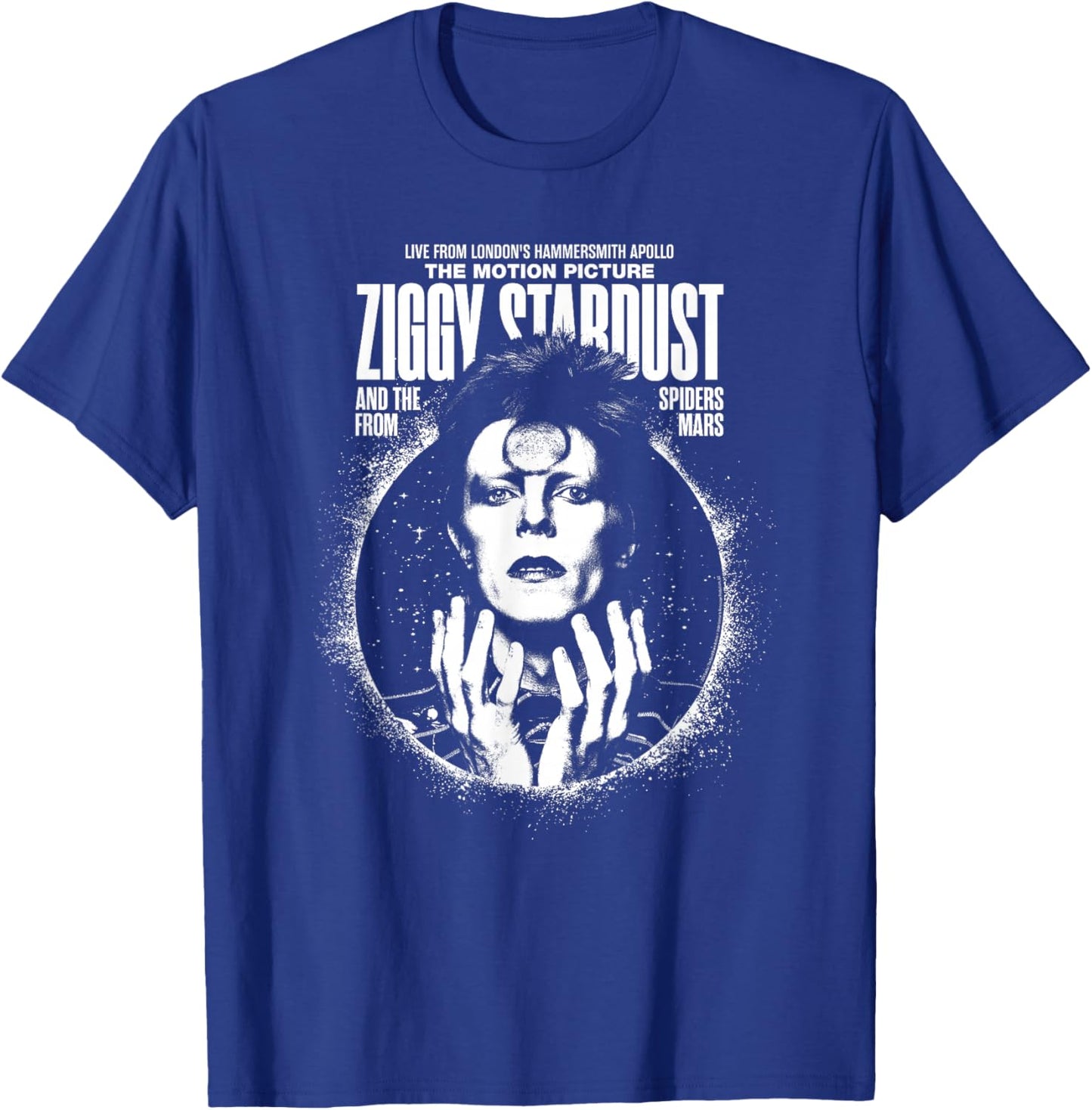 David Bowie Ziggy Stardust The Motion Picture Sukita Photo T-Shirt - T-Shirt | Royal