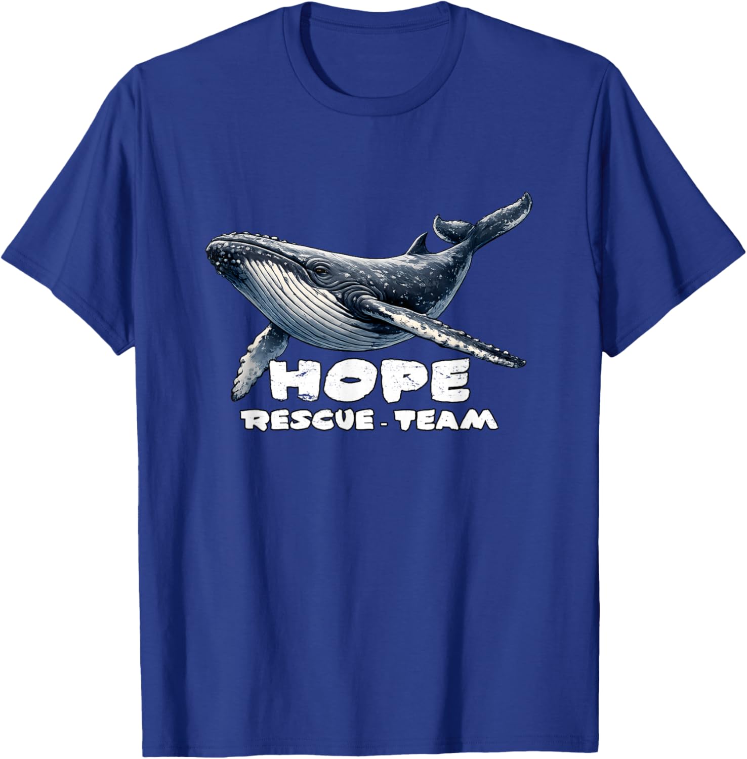 Buckelwal Hope - Rescue Team Ostsee Walrettung T-Shirt - T-Shirt | Royal
