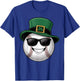 Baseball Shamrock Hat Funny St Patricks Day T-Shirt - T-Shirt | Royal