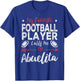 My Favorite Football Player Calls Me Abuelita Mexican T-Shirt - T-Shirt | Royal