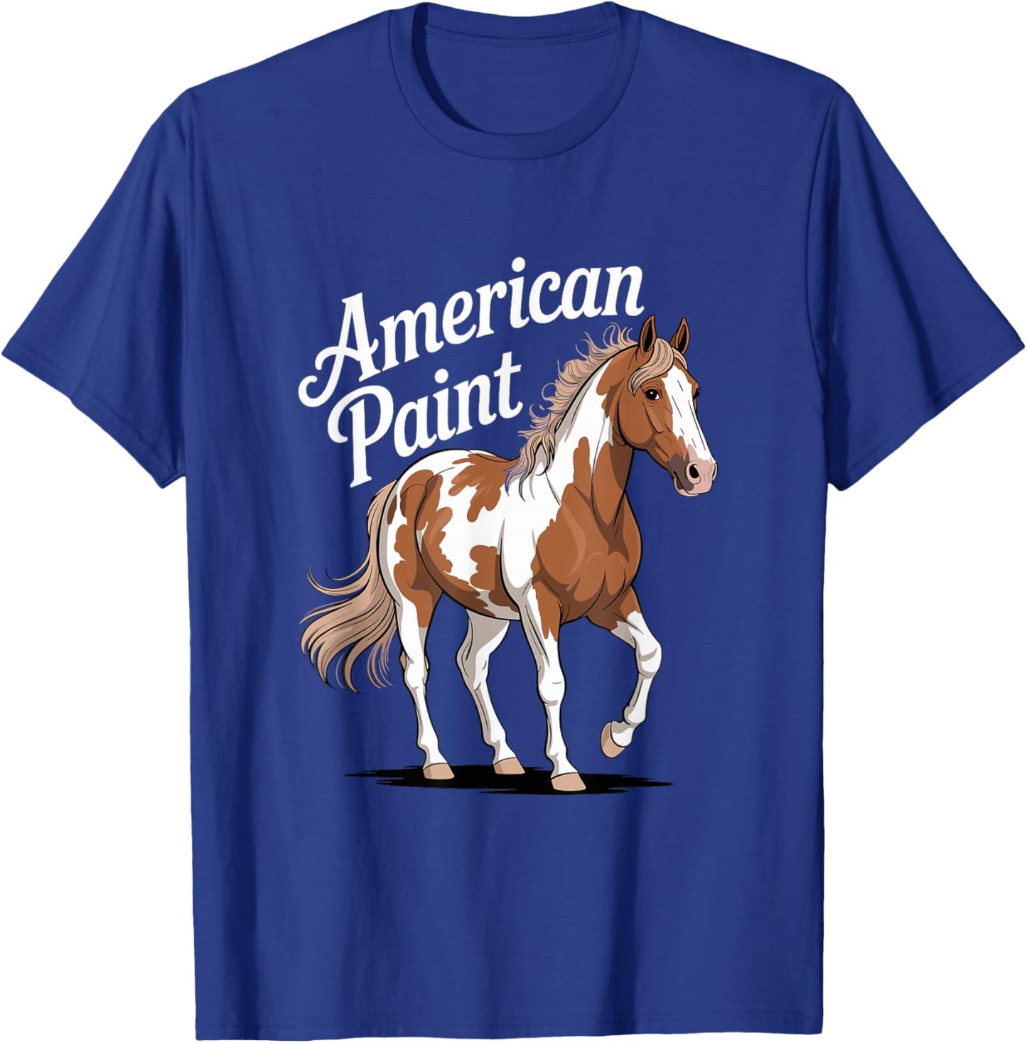 Horse American Paint American Paint Western T-Shirt - T-Shirt | Royal