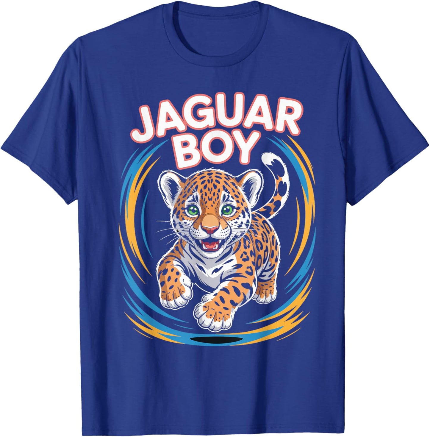 Retro Art Jungle Themed T-Shirt - T-Shirt | Royal