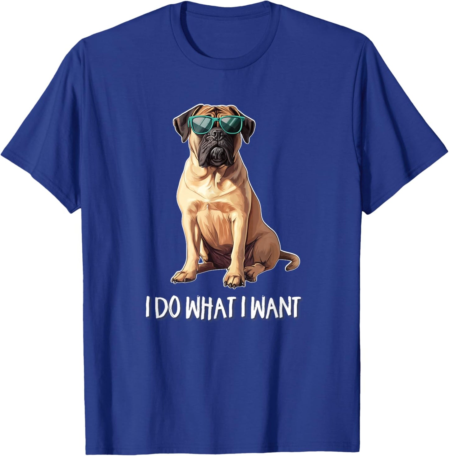 Kids I Do What I Want English Mastiff Lover T-Shirt - T-Shirt | Royal