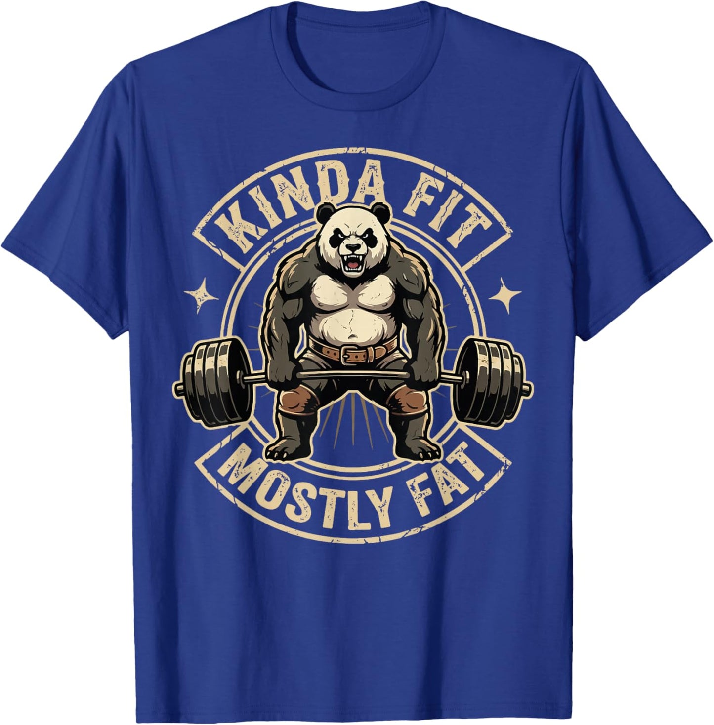 Kinda Fit Mostly Fat T-Shirt - T-Shirt | Royal