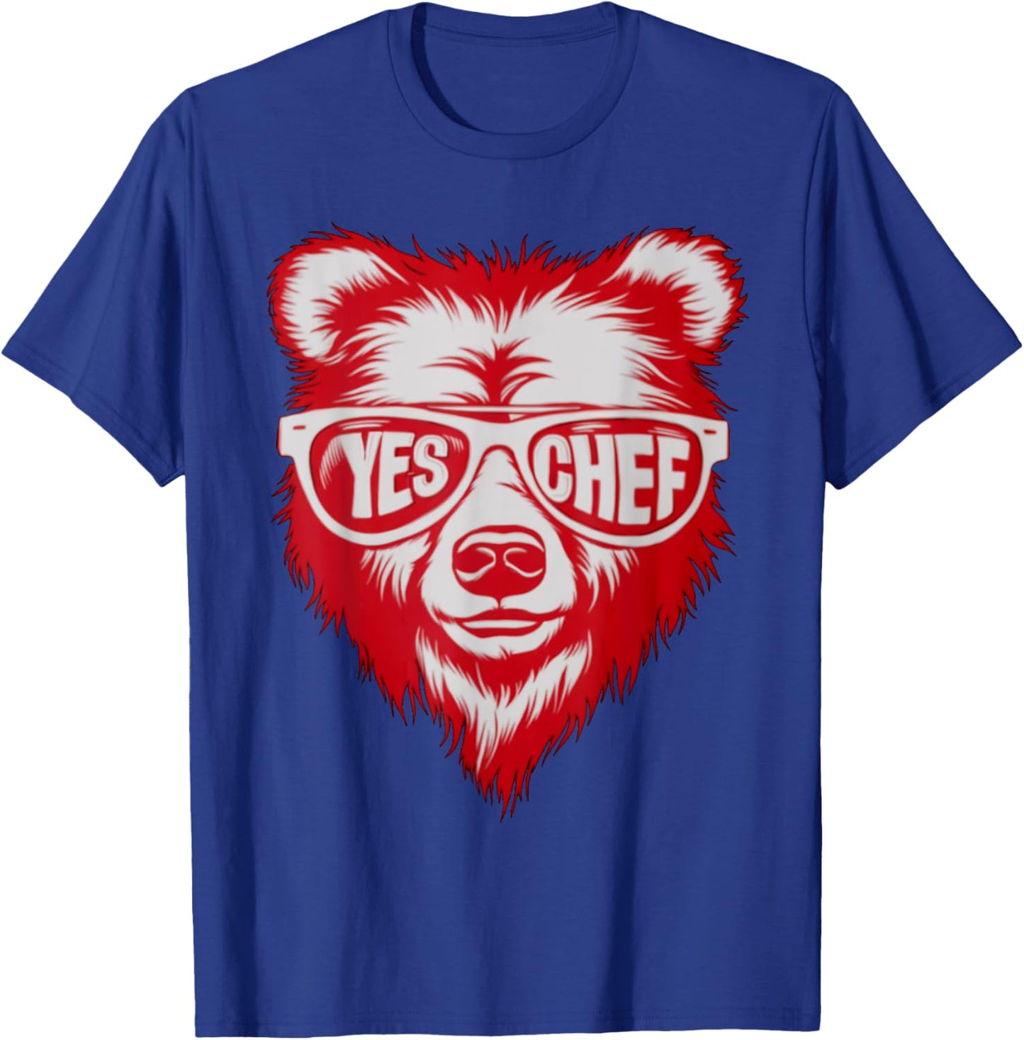 Yes Chef Vintage Movie Awesome Apparel Cooking Restaurant T-Shirt - T-Shirt | Royal