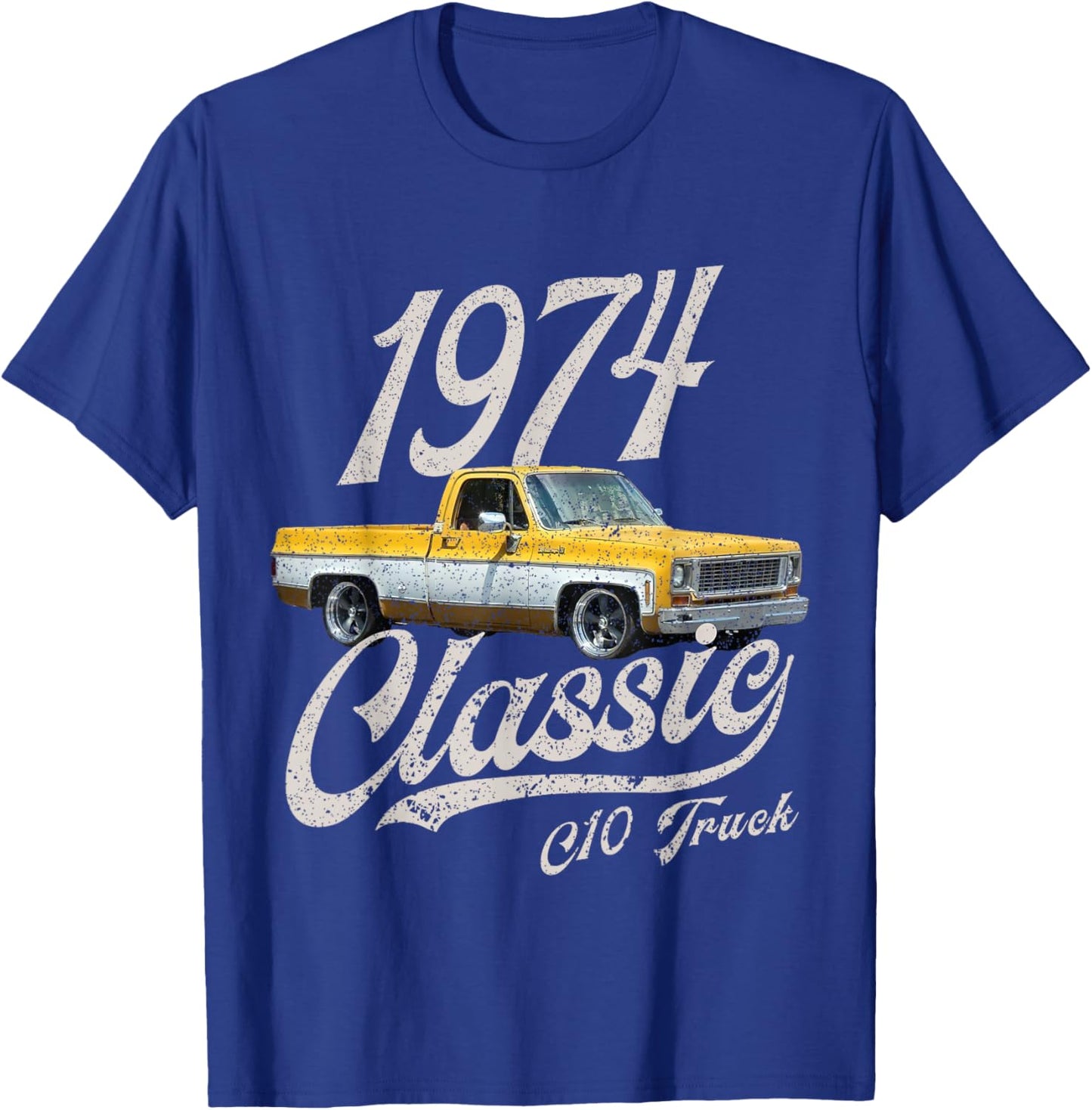 1974 74 C10 Truck T-Shirt - T-Shirt | Royal