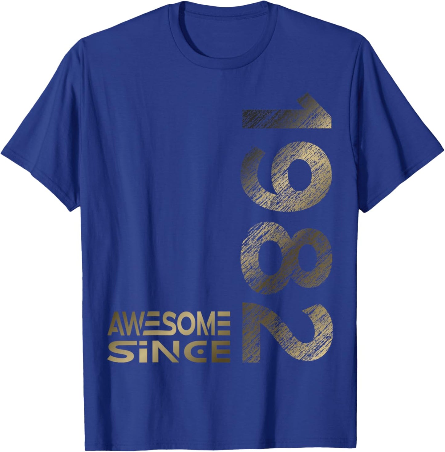 Awesome since 1982 44th Birthday T-Shirt - T-Shirt | Royal