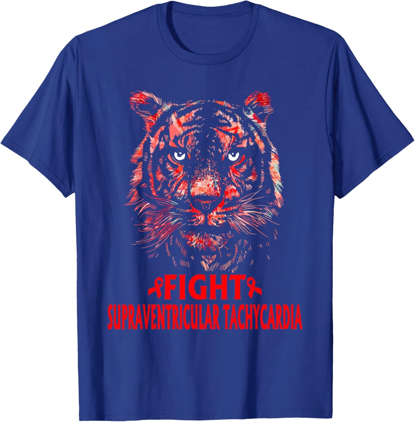 Supraventricular tachycardia SVT Awareness, Fight SVT T-Shirt - T-Shirt | Royal