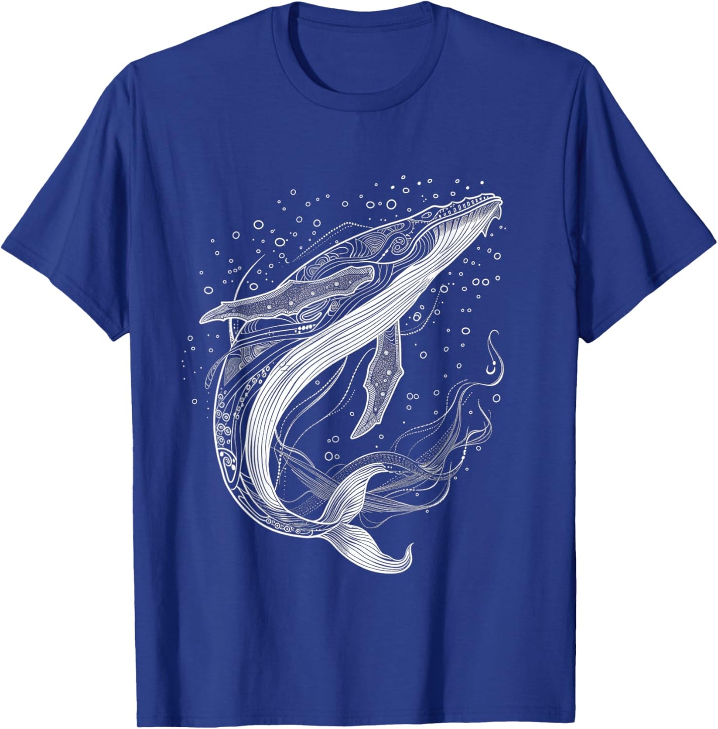Blue Whale Humpback Whale Lover T-Shirt - T-Shirt | Royal