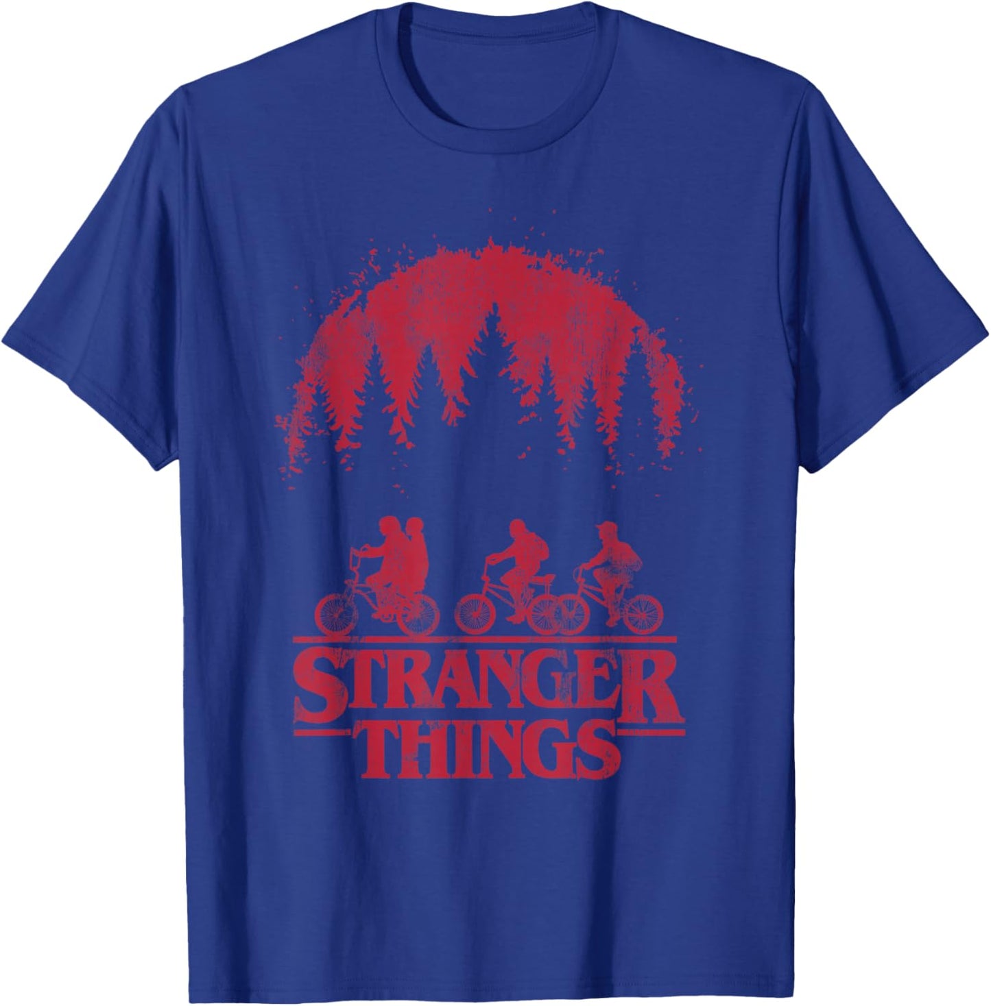 Stranger Things Bikes T-Shirt - T-Shirt | Royal