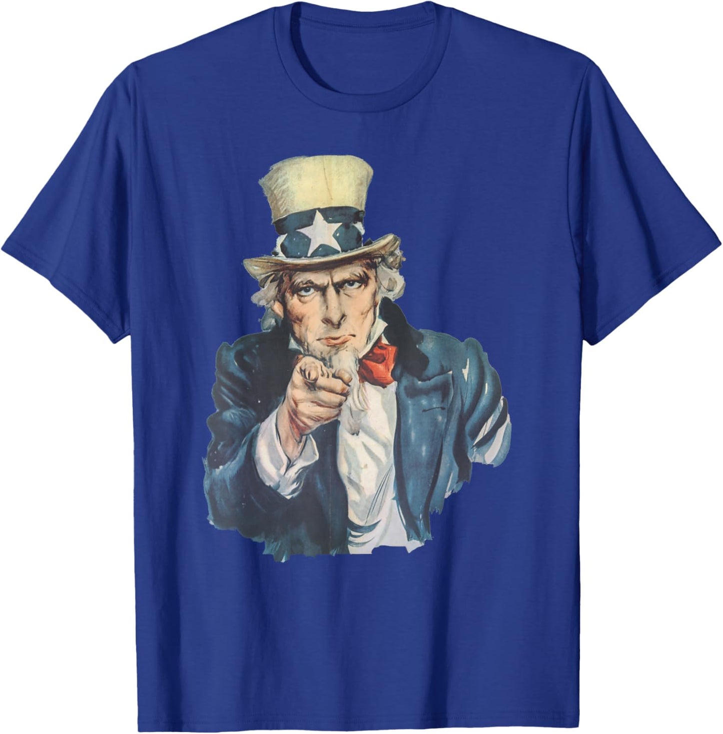 Uncle Sam USA Pride Iconic American Design T-Shirt - T-Shirt | Royal