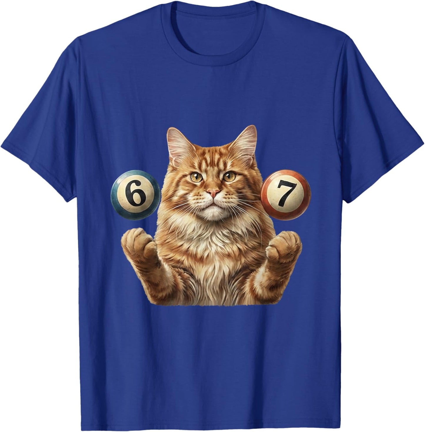 67 Meme - Six Seven Cats Funny Cat T-Shirt - T-Shirt | Royal
