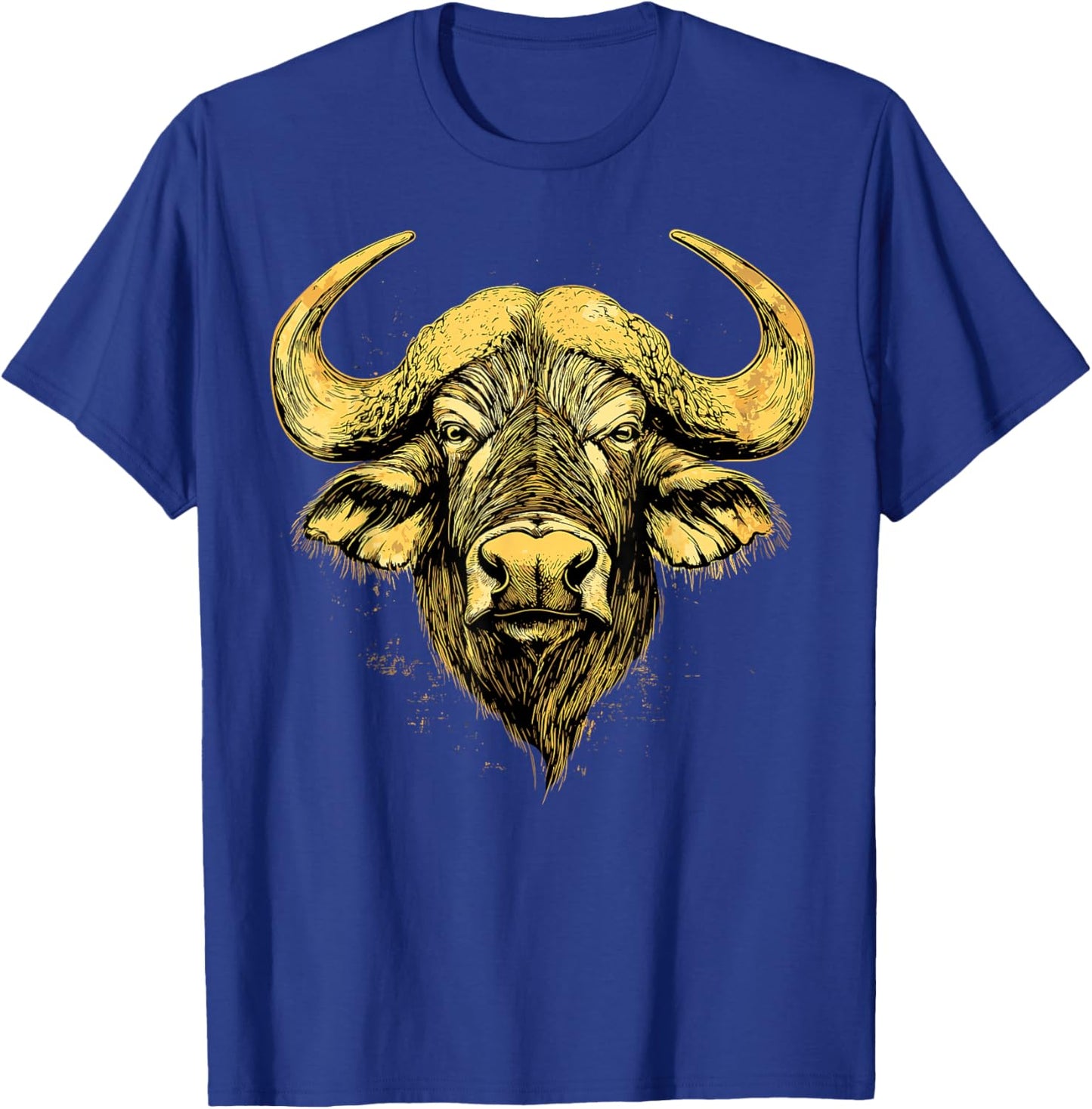 Buffalo Cape Water Buffalos Safari South African Buffalo T-Shirt - T-Shirt | Royal