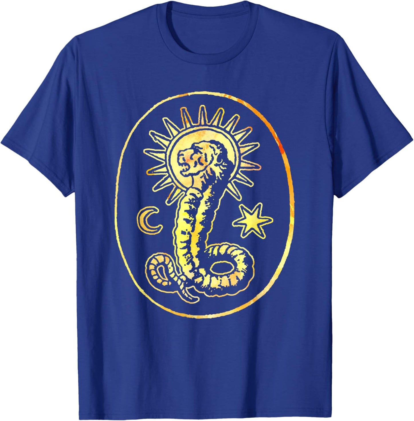 Gnostic Demiurge Chnoubis Abraxas Gnosis Lion Serpent T-Shirt - T-Shirt | Royal