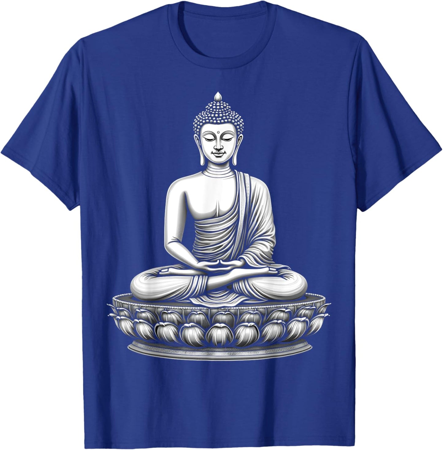 Buddha Serenity Meditation T-Shirt - T-Shirt | Royal
