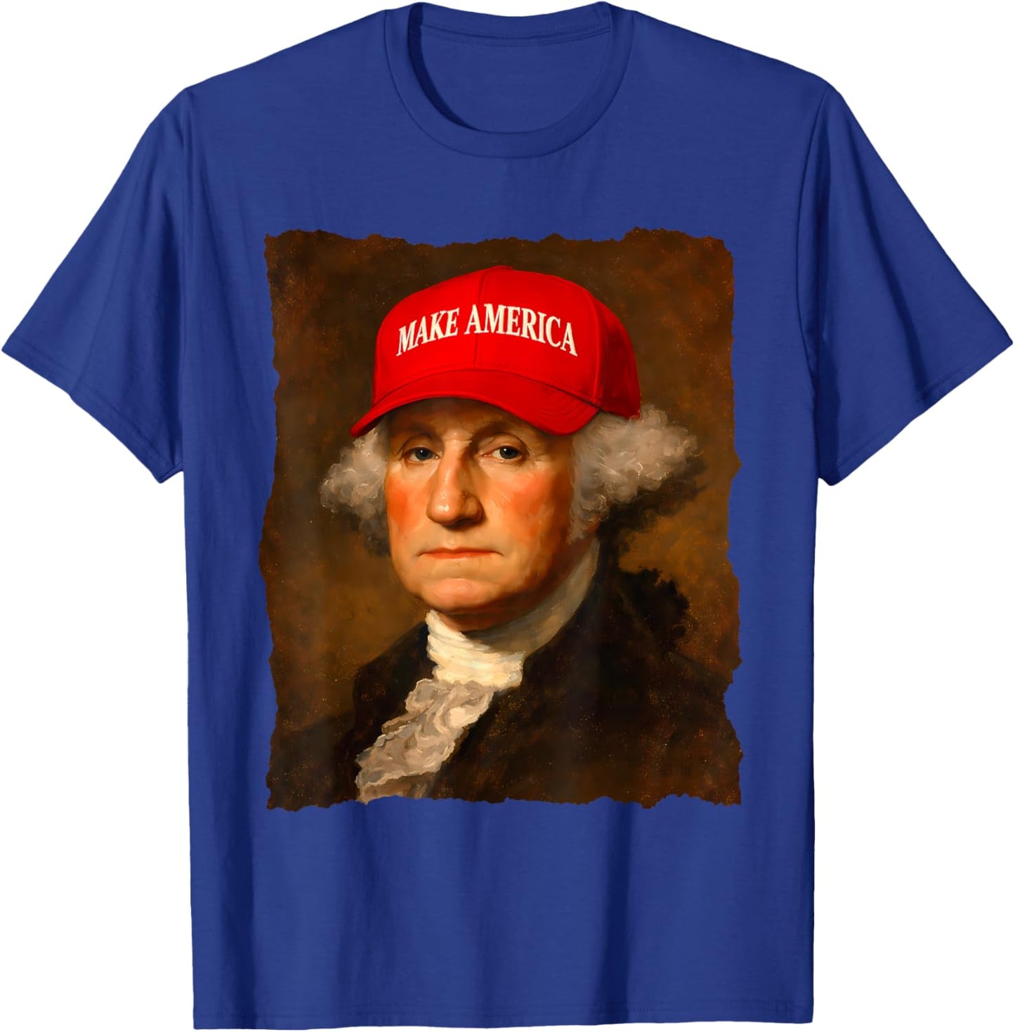 George Washington Make America T-Shirt - T-Shirt | Royal
