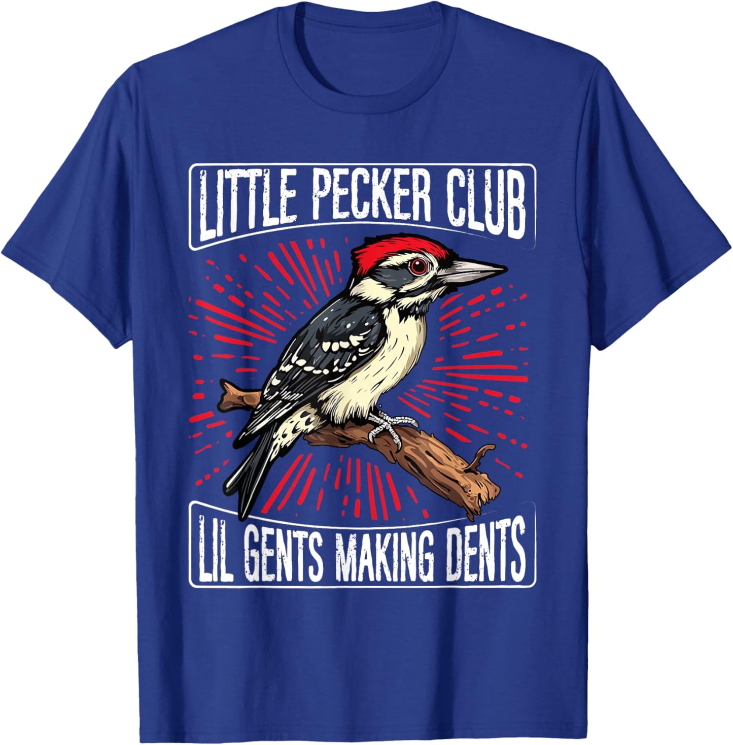 Little Pecker Club Lil Gents Making Dents T-Shirt - T-Shirt | Royal