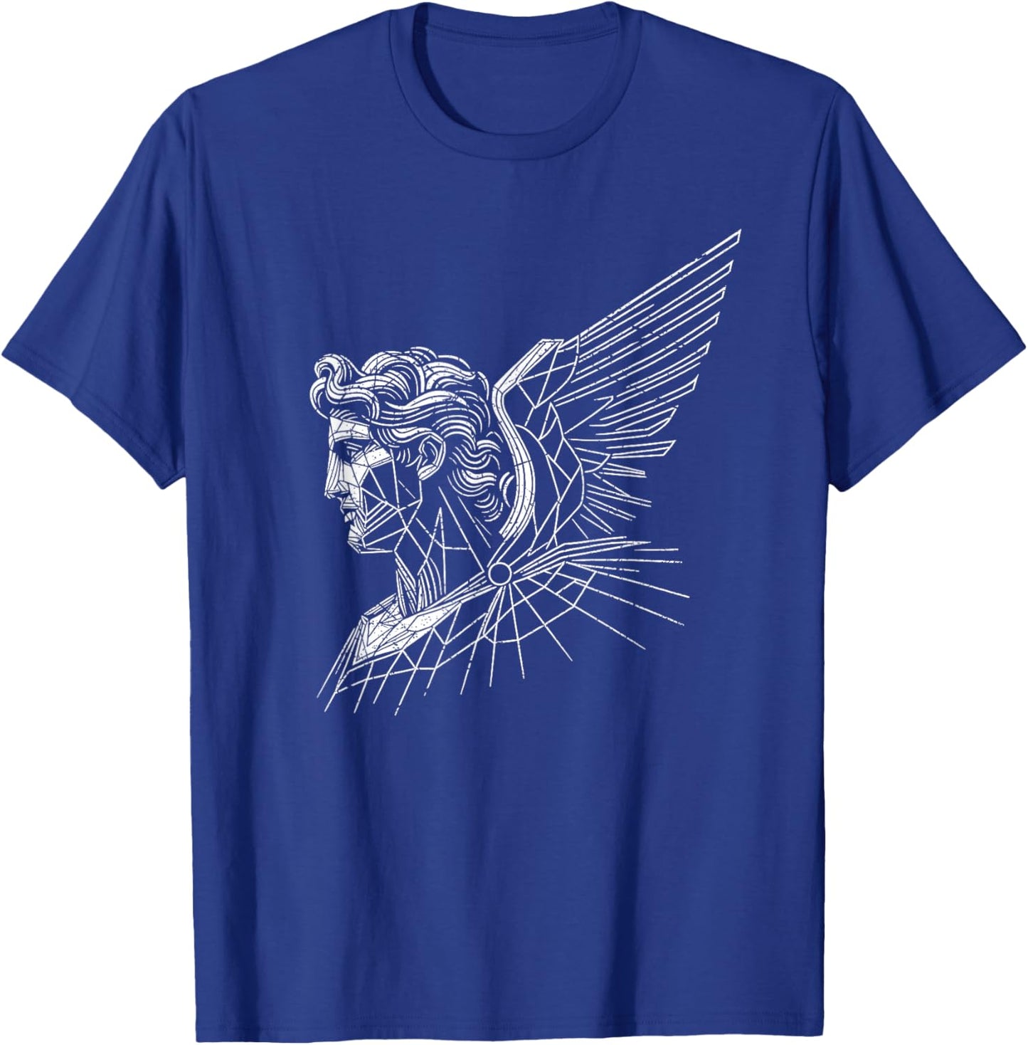 Apollo Greek Mythology God geometrical lines Art Don of Zeus T-Shirt - T-Shirt | Royal