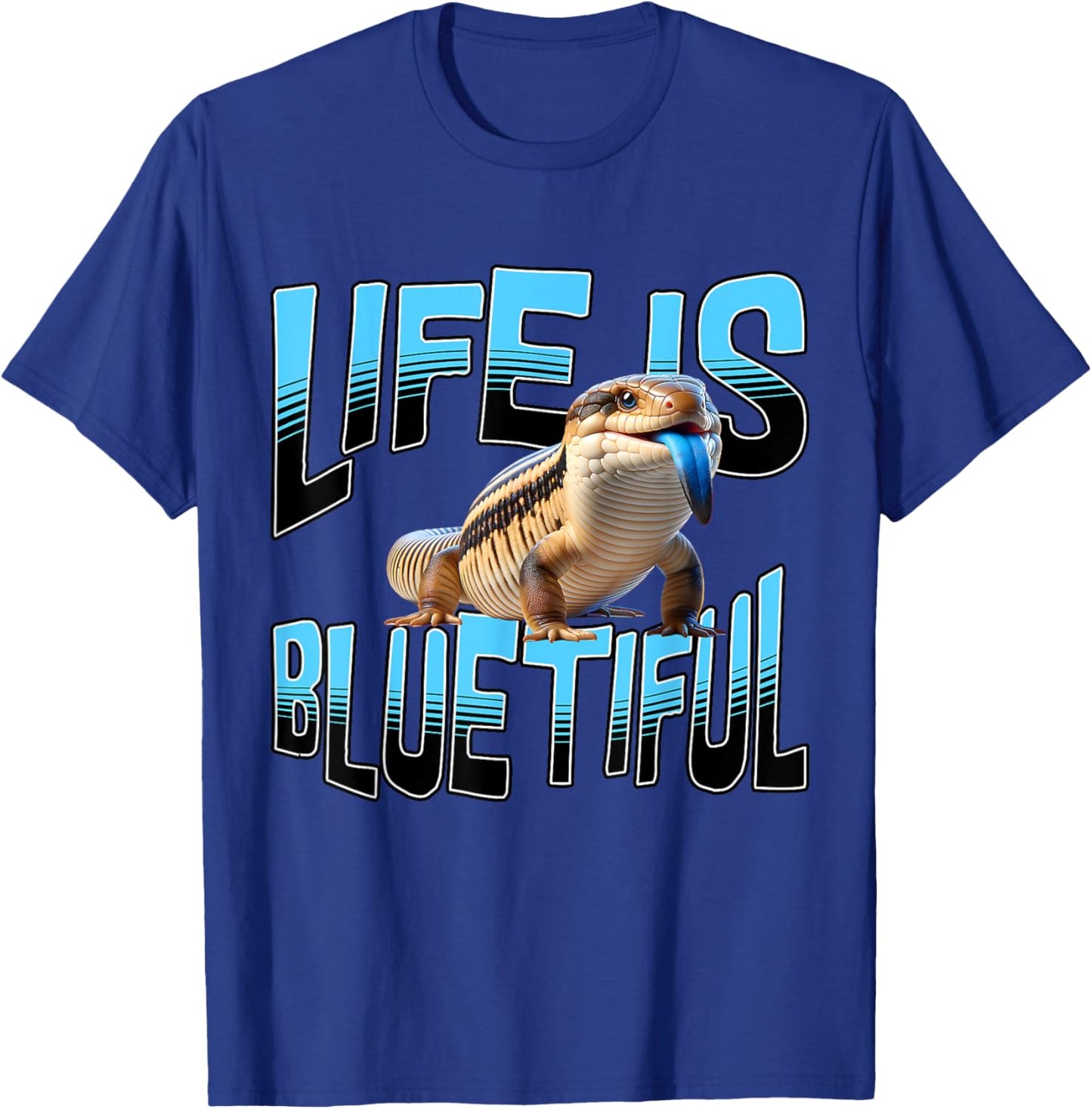 Blue Tongue Skink Owner T-Shirt - T-Shirt | Royal