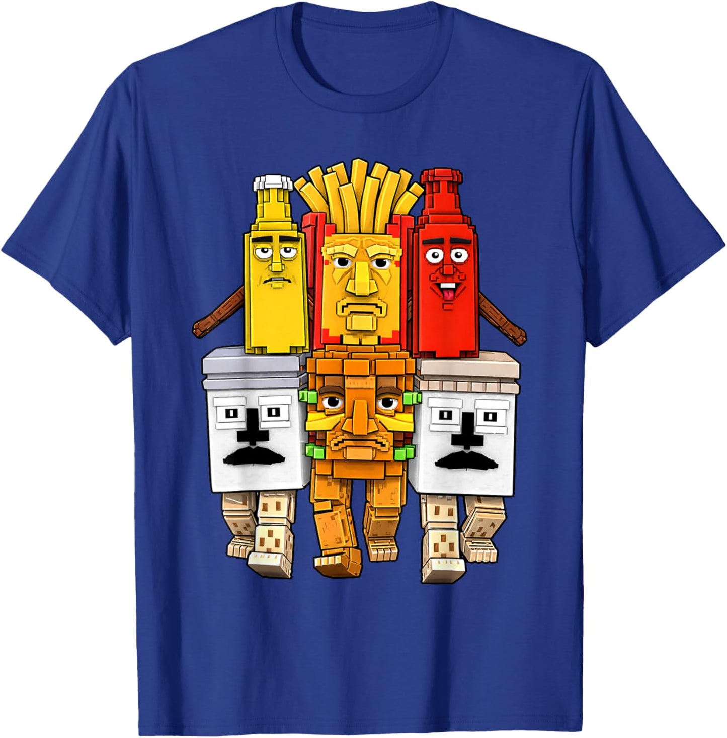 La Food Combinasion Funny Brainrot for Kids Teens T-Shirt - T-Shirt | Royal