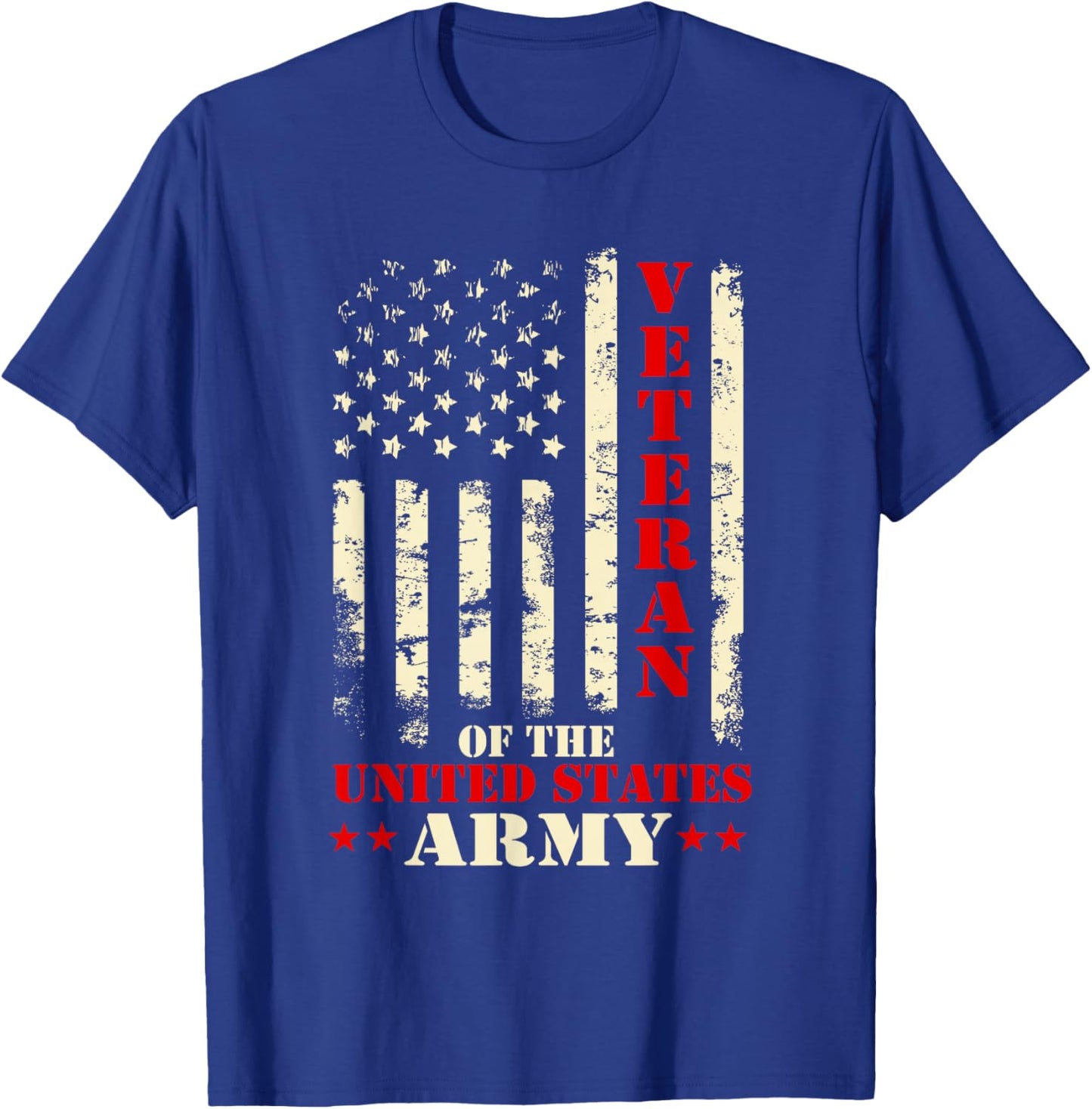 Veteran Of The United States Army - Patriotic Veterans Day T-Shirt - T-Shirt | Royal