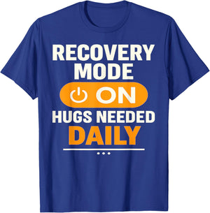 Post Op After Tonsillectomy Broken Leg Foot Surgery Recovery T-Shirt - T-Shirt | Royal
