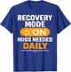 Post Op After Tonsillectomy Broken Leg Foot Surgery Recovery T-Shirt - T-Shirt | Royal