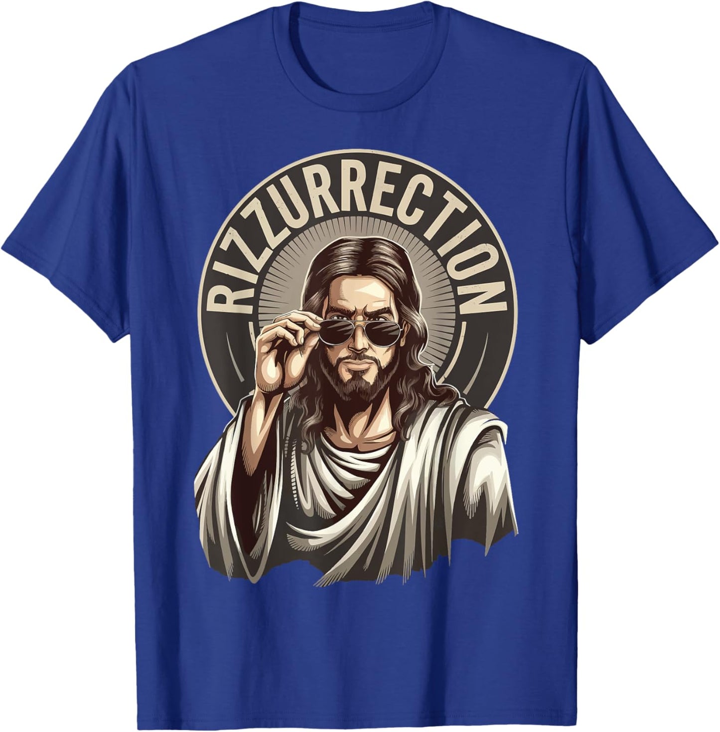 Rizzurrection Jesus Rizzen T-Shirt - T-Shirt | Royal