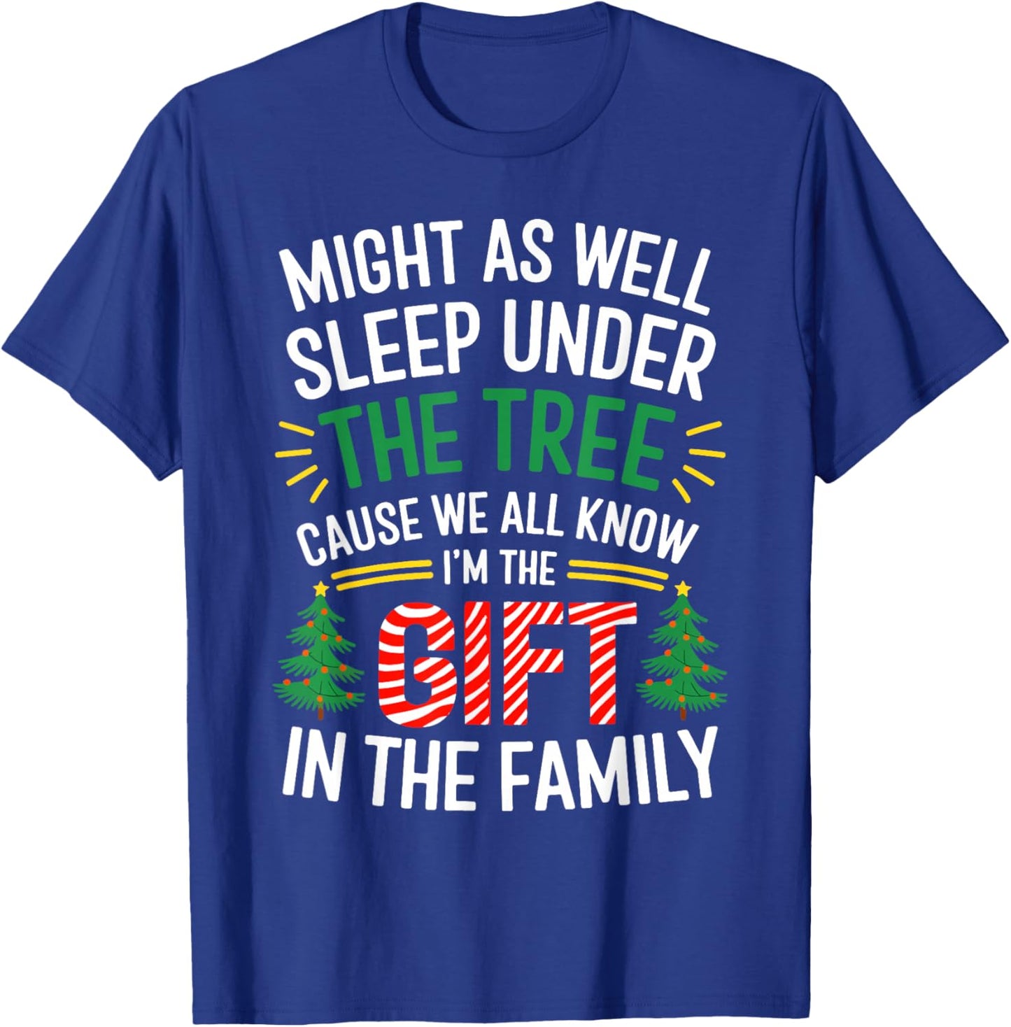 Funny Christmas Kids Girls Boys Christmas Pajamas Christmas T-Shirt - T-Shirt | Royal