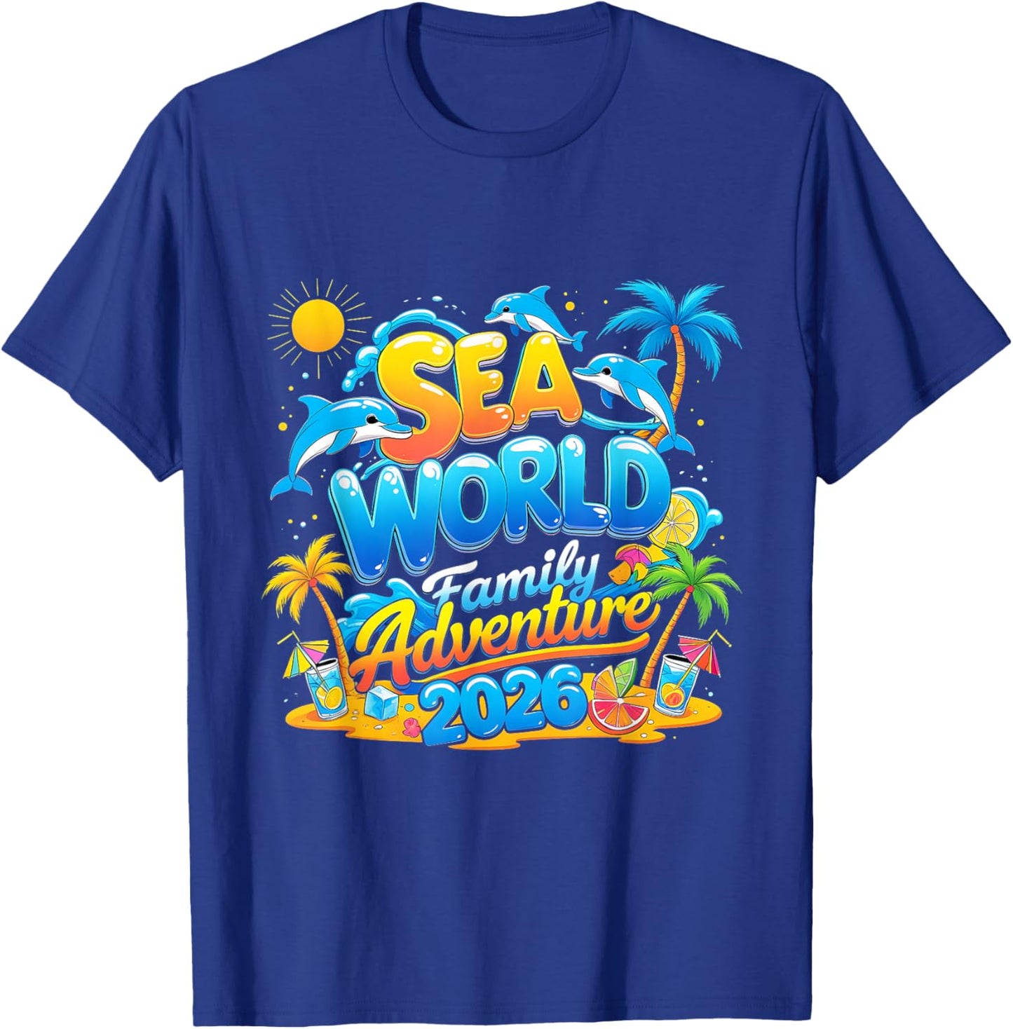 Sea Family Adventure 2026 Making Memories Together T-Shirt - T-Shirt | Royal
