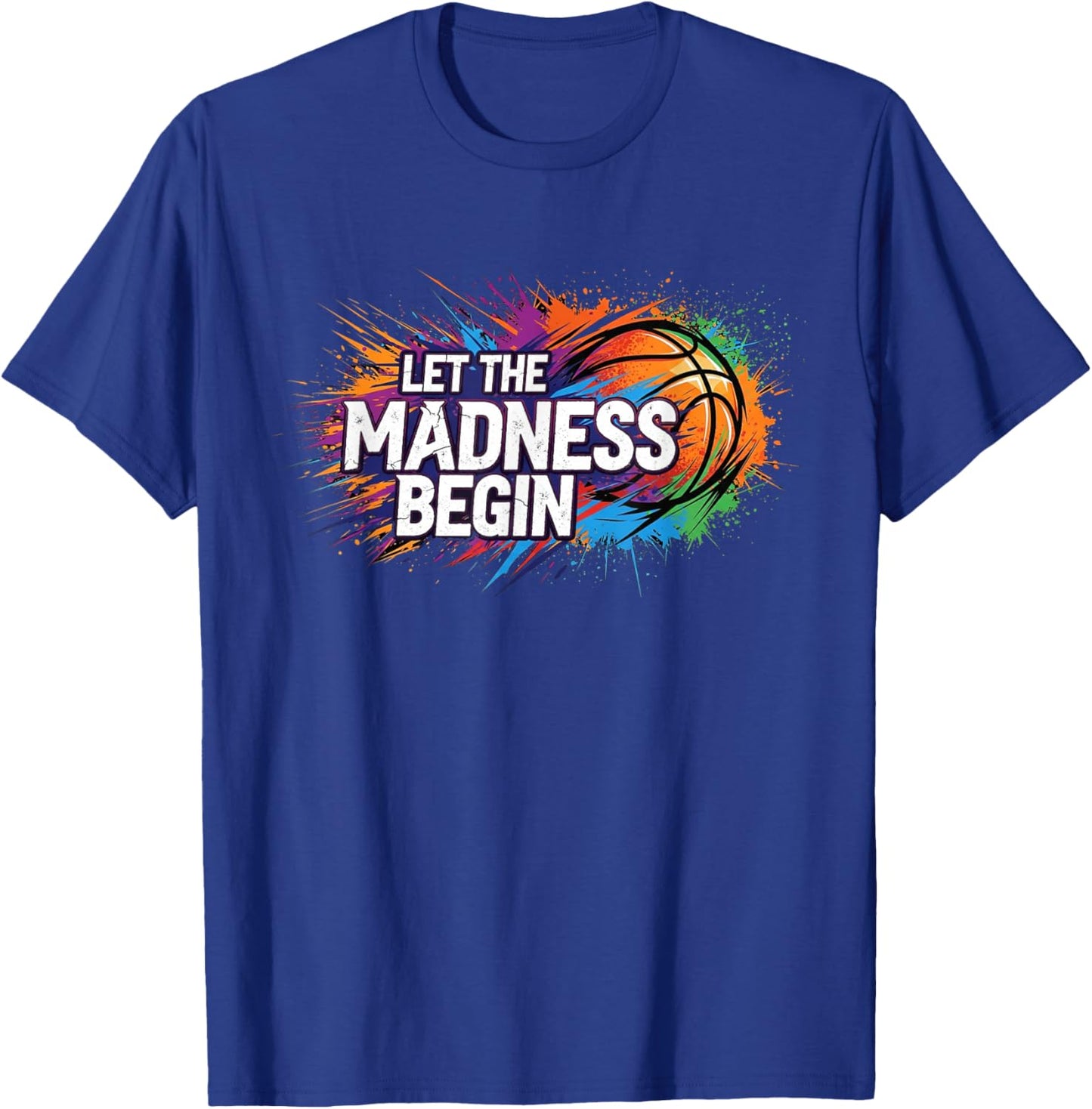 Game Day Madness - Ready for The Basketball Bracket T-Shirt - T-Shirt | Royal
