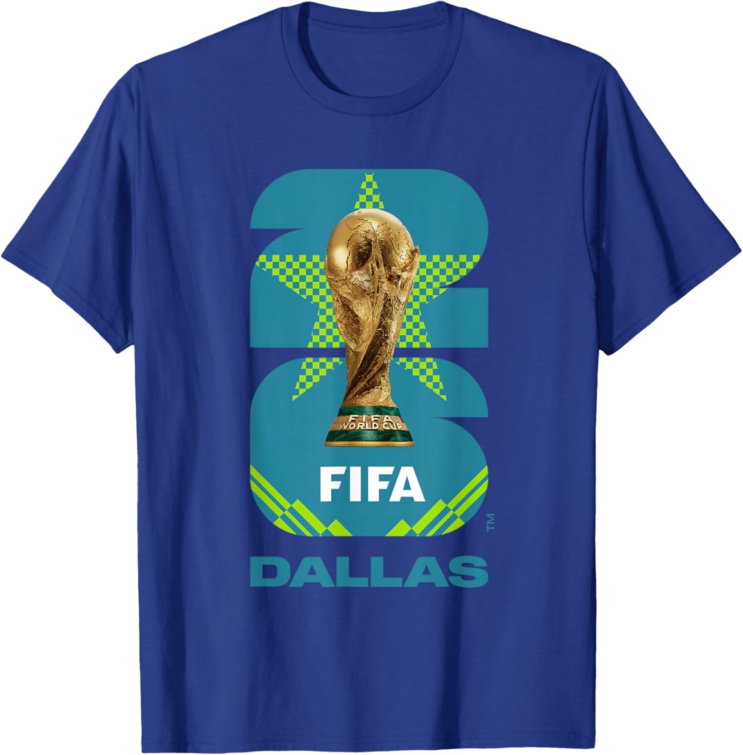 FIFA World CUP26 Dallas Trophy Color T-Shirt - T-Shirt | Royal