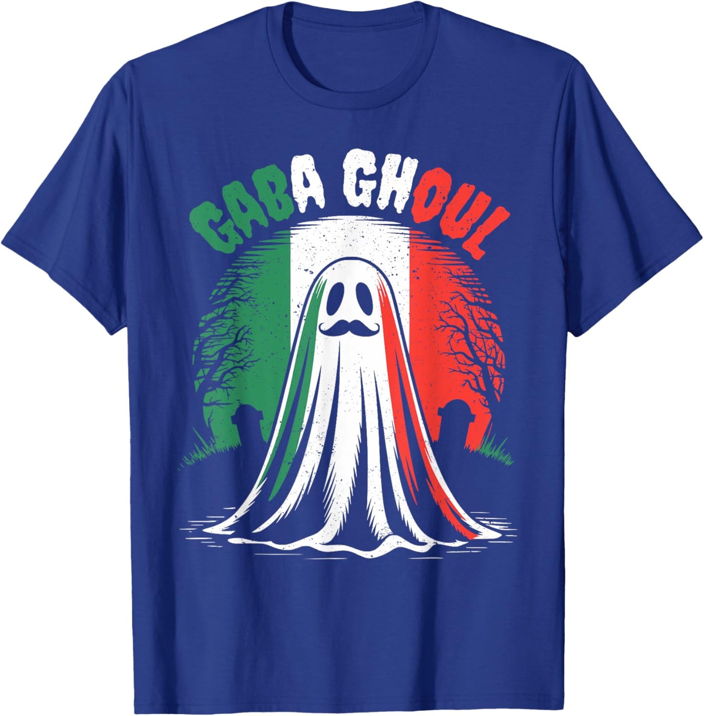 Gaba Ghoul Ghost Italian Halloween Funny Costume Men Women T-Shirt - T-Shirt | Royal