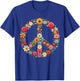 Peace Flower Lover Hippie T-Shirt - T-Shirt | Royal