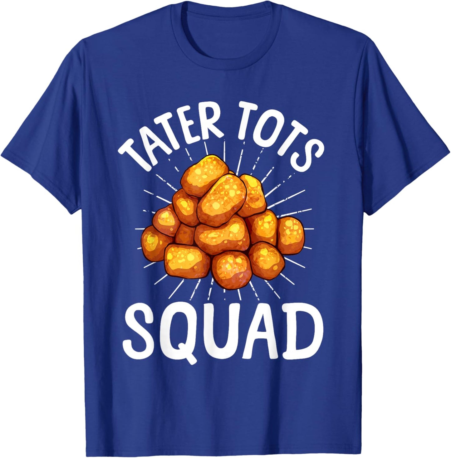 Cool Tater Tot Art Women Kids Potato Tater Tot Lover T-Shirt - T-Shirt | Royal