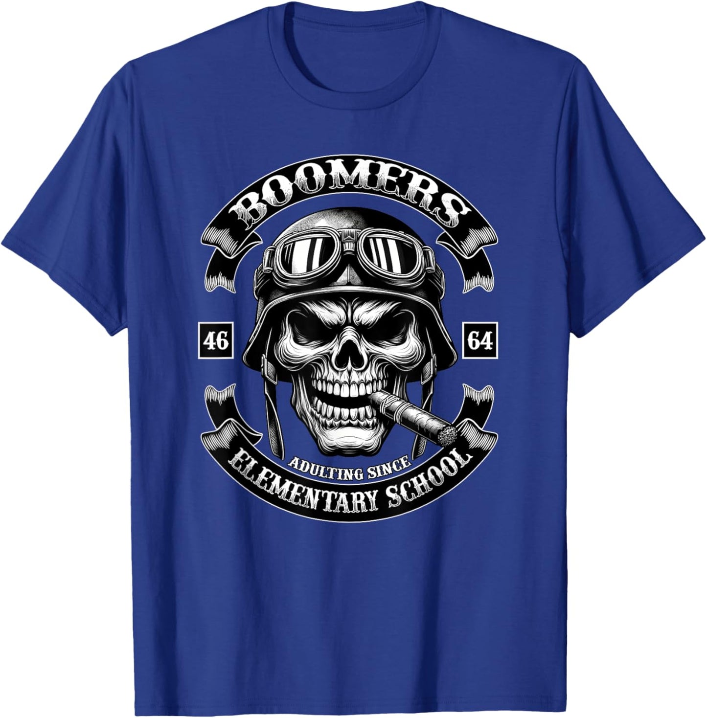 Generation Baby Boomer Funny Adult From Primary School T-Shirt - T-Shirt | Royal