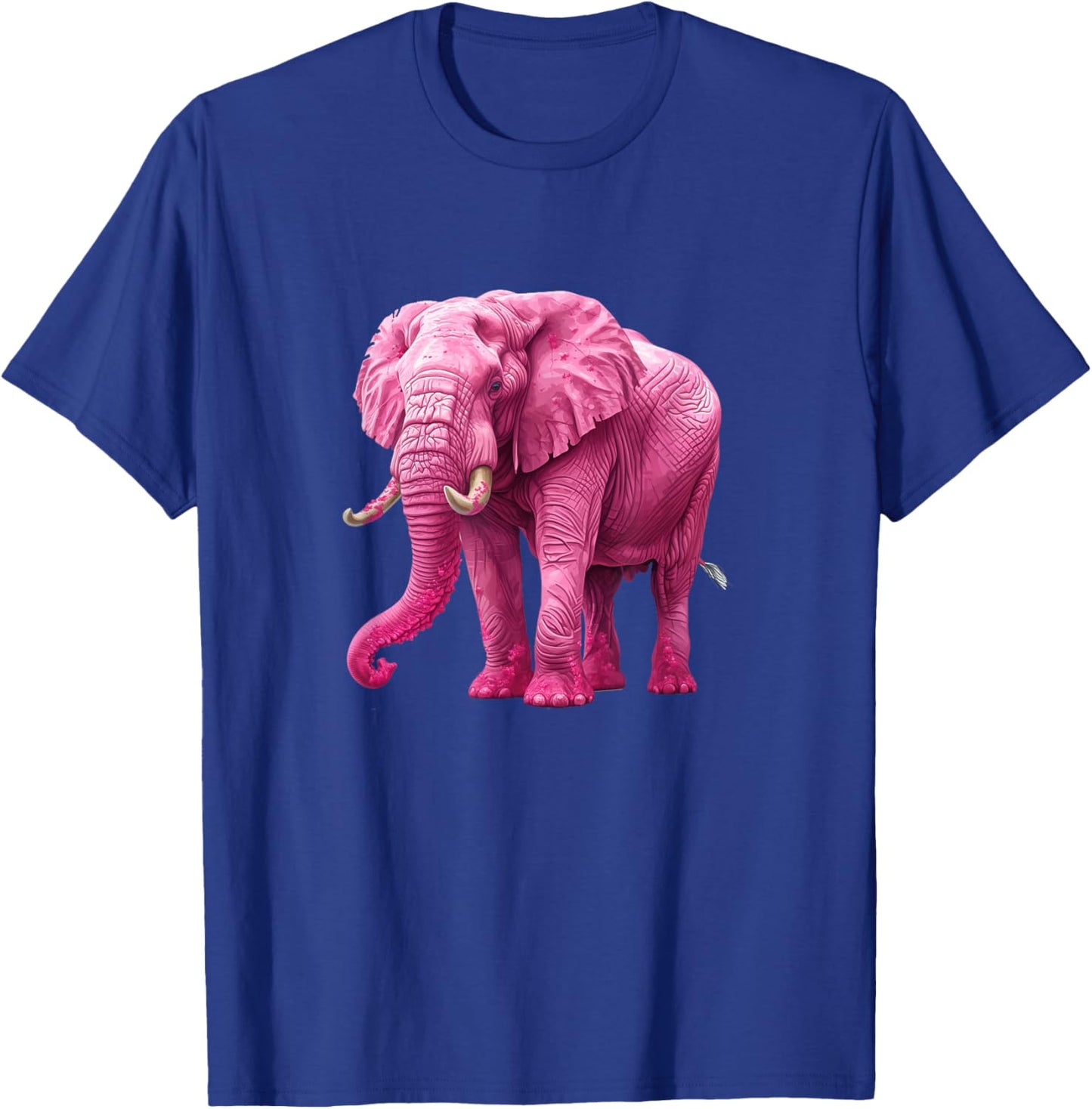 Fun Elephant Lover Cool Pink Elephant T-Shirt - T-Shirt | Royal