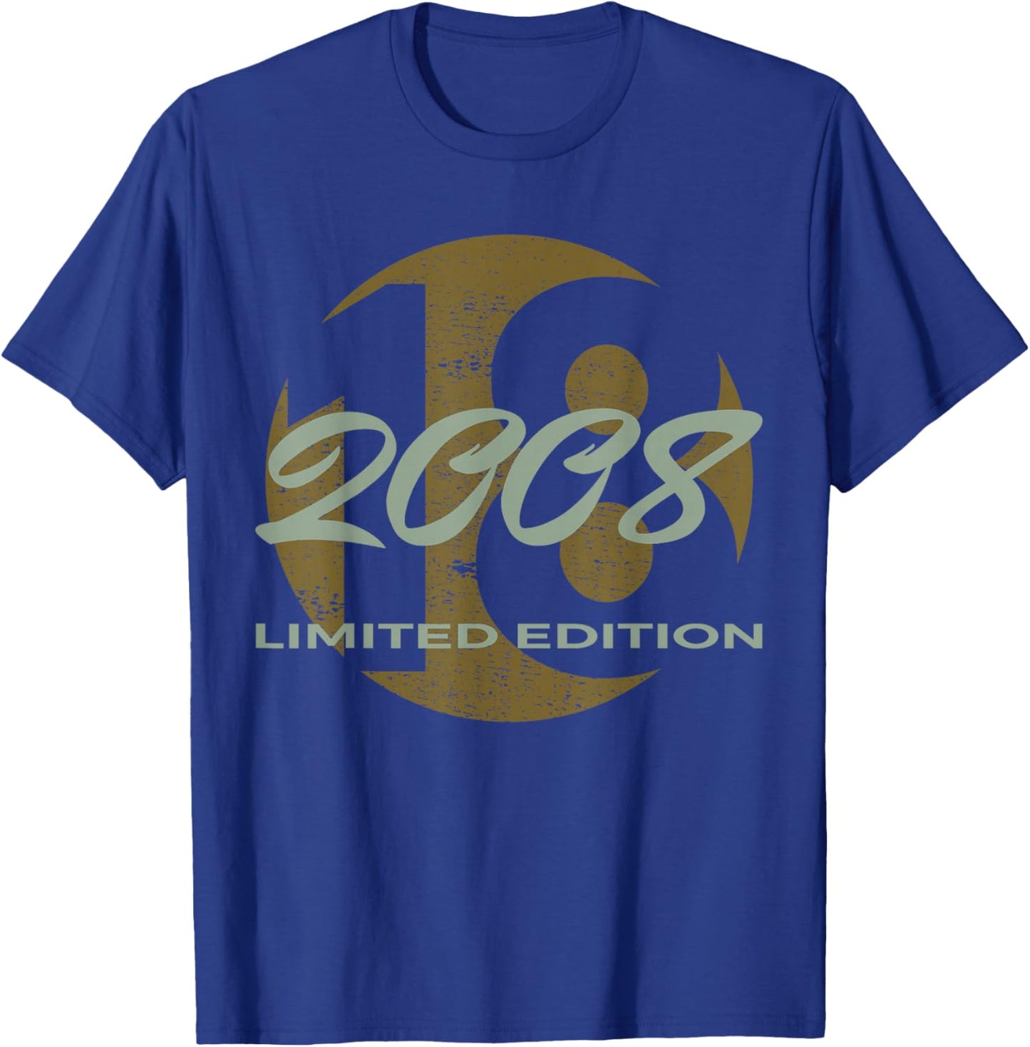 18th Birthday Girl Boy 18 Years 2008 Funny Gift T-Shirt - T-Shirt | Royal