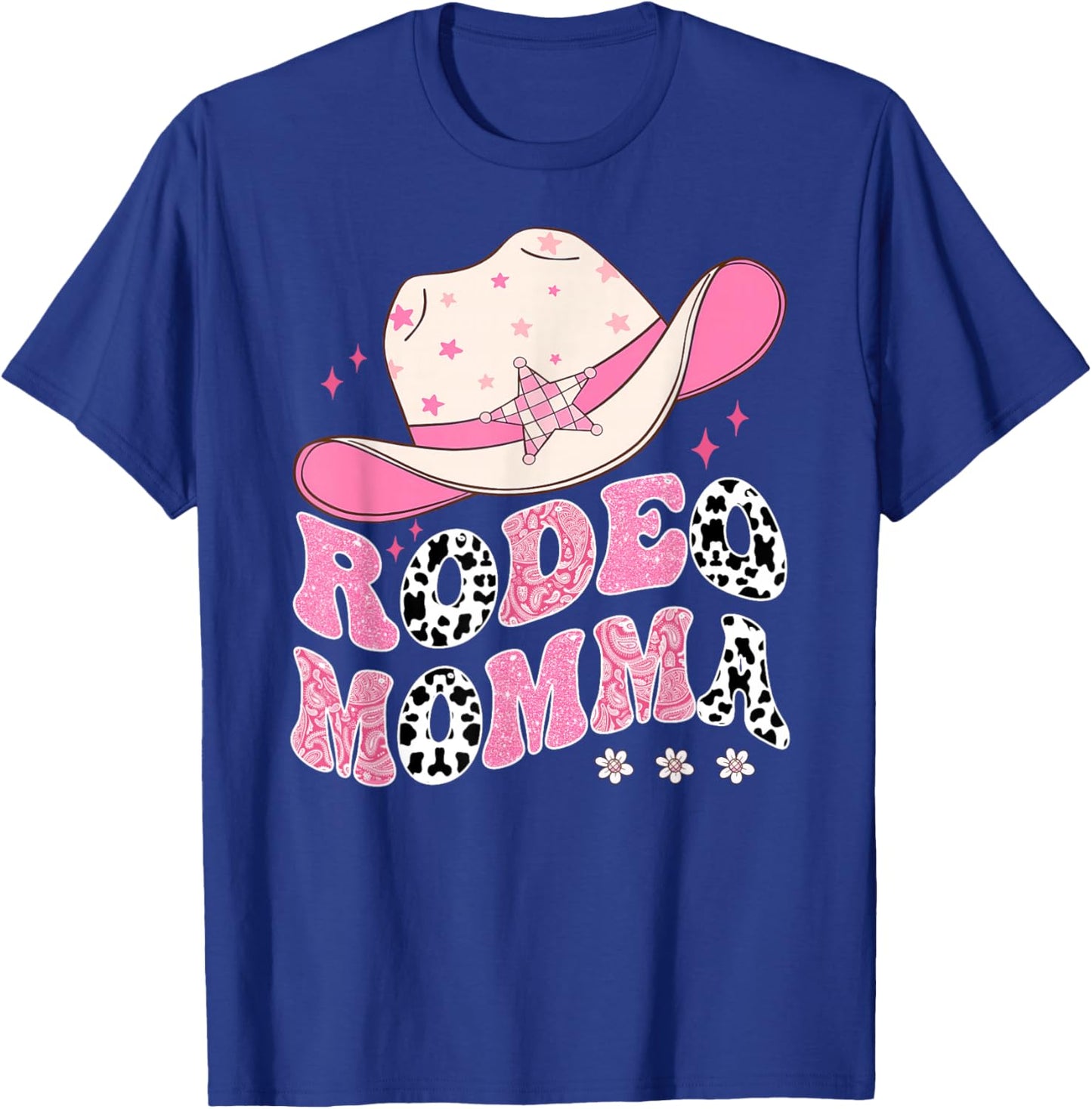 Rodeo Momma Pink CowGirl 1St Birthday Family Matching T-Shirt - T-Shirt | Royal