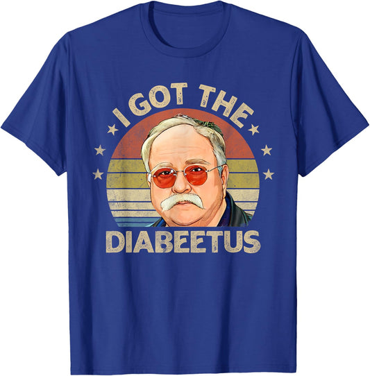 Retro I Got The Diabeetus Funny Diabetes Type 1 2 Awareness T-Shirt - T-Shirt | Royal