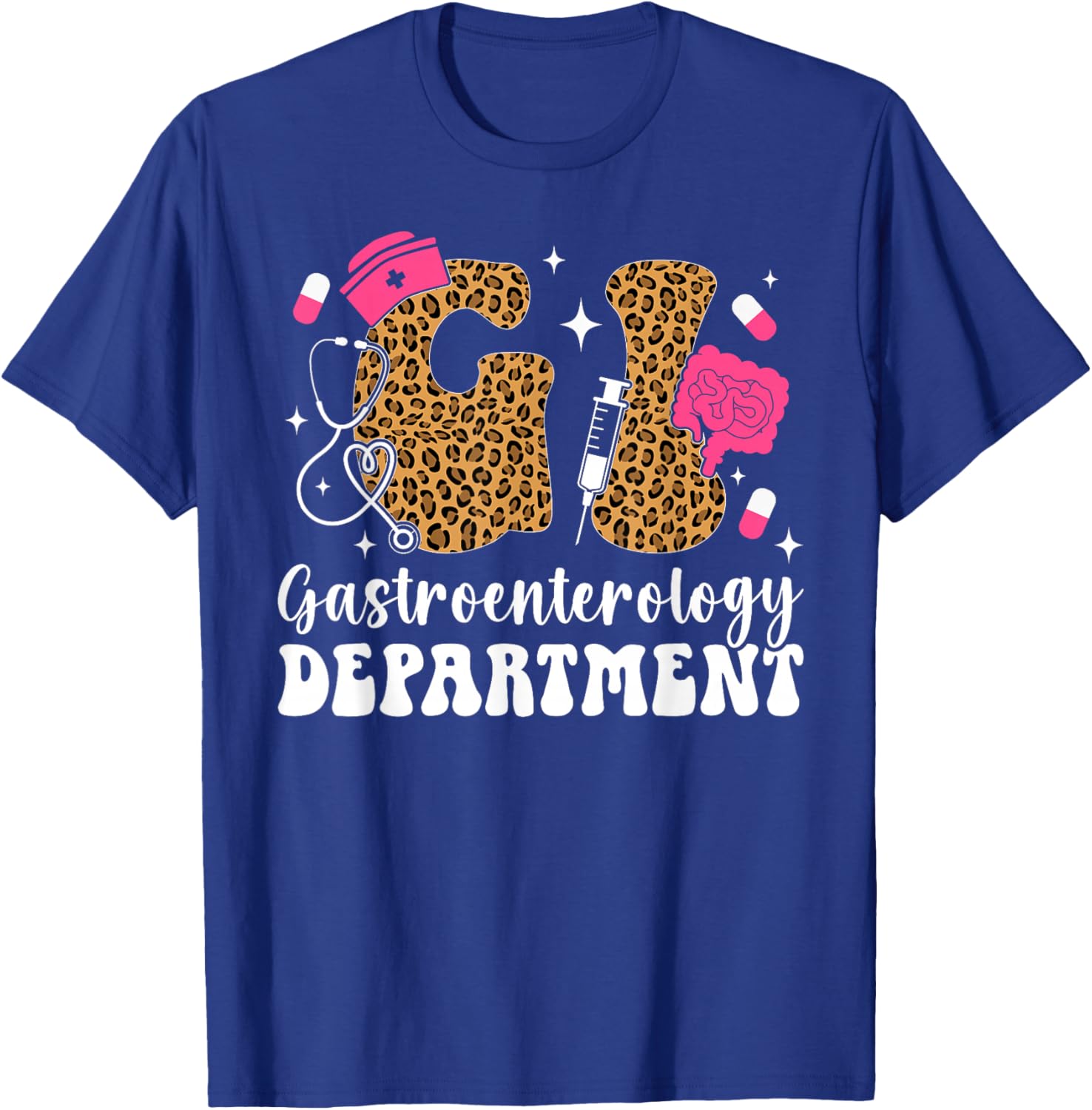 GI Gastroenterology Department GI Nurse Gastro Nurse T-Shirt - T-Shirt | Royal