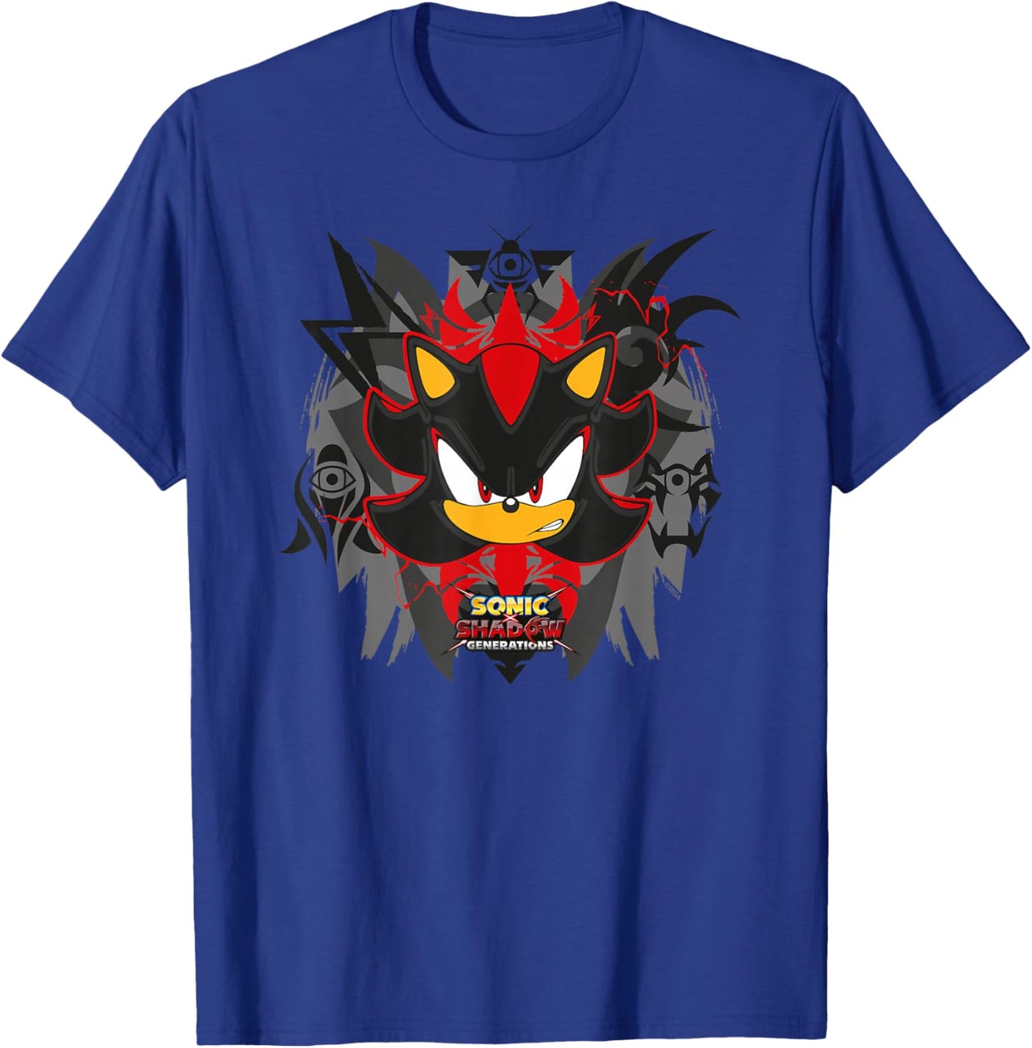 Sonic The Hedgehog, Sonic X Shadow Generations - Symbols T-Shirt - T-Shirt | Royal
