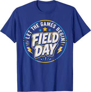 Field Day 2026 Let The Games Begin Teacher T-Shirt - T-Shirt | Royal