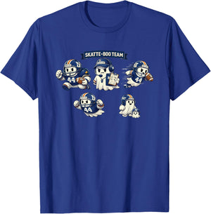 Vintage Cam Skattebo Skatte-Boo Cute Ghost Football Lovers T-Shirt - T-Shirt | Royal