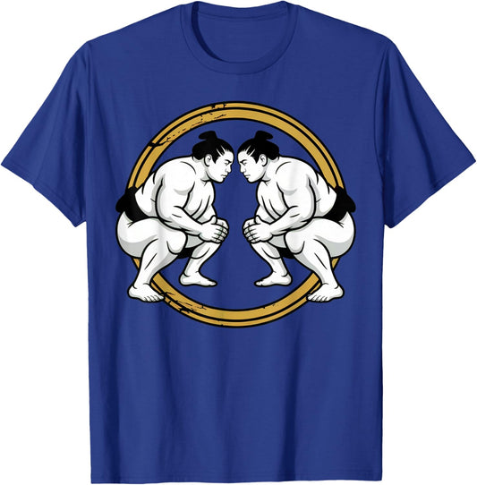 Sumo Japanese Design for Lovers from Wrestling and Sumo T-Shirt - T-Shirt | Royal