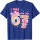 I was 6 Now I'm 7 7th Birthday 6 7 Coquette Birthday Girl T-Shirt - T-Shirt | Royal