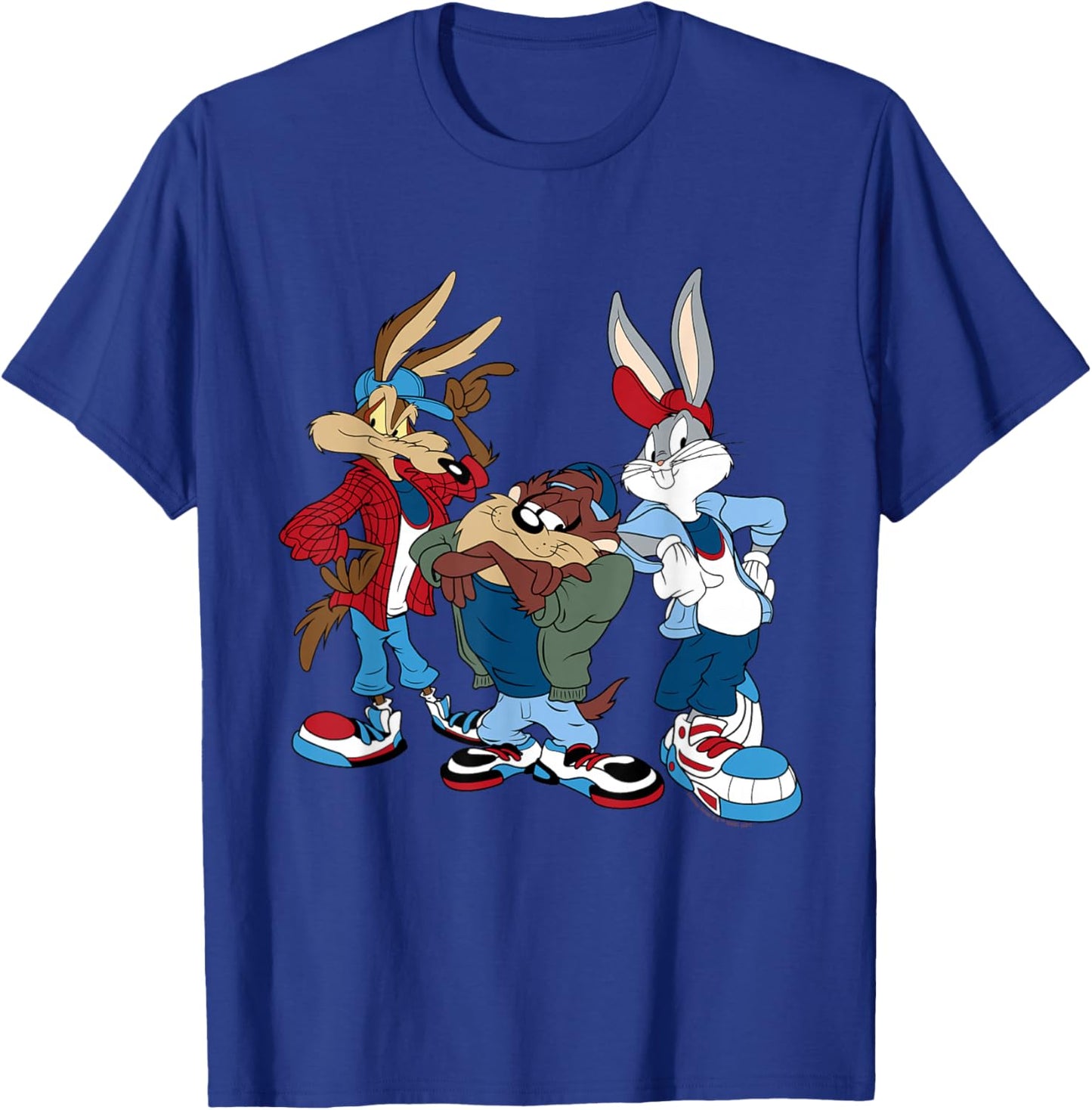 Looney Tunes Wiley, Bugs, Taz T-Shirt - T-Shirt | Royal
